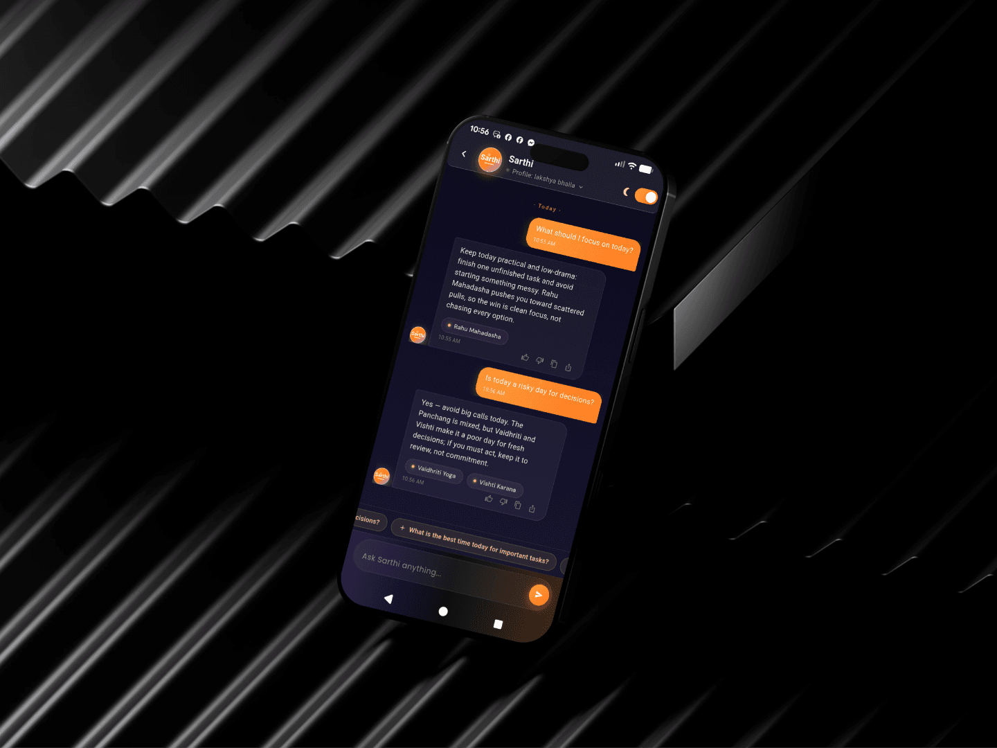 Omniwain app mock 3